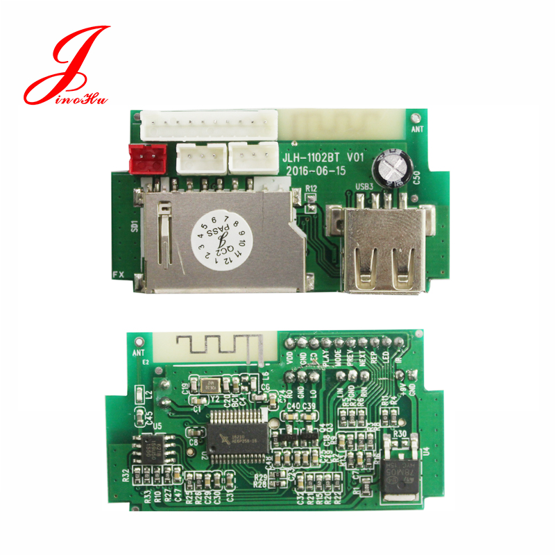 design 5V 12V audio mp3 fm pcb bluetooth board module