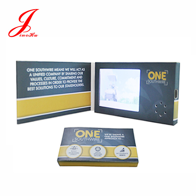 2.4 inch lcd video business card print in a card